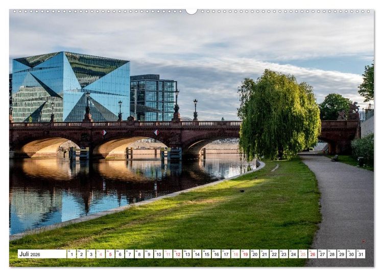 Produktbild: Faszination Berlin - Stadtansichten zwischen Himmel und Spree (hochwertiger Premium Wandkalender 2026 DIN A2 quer), Kunstdruck in Hochglanz