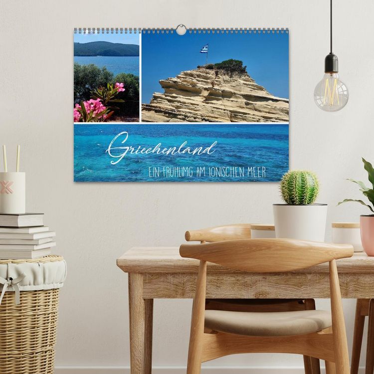 Produktbild: Griechenland - Ein Fr&uuml;hling am Ionischen Meer (Wandkalender 2026 DIN A3 quer), CALVENDO Monatskalender