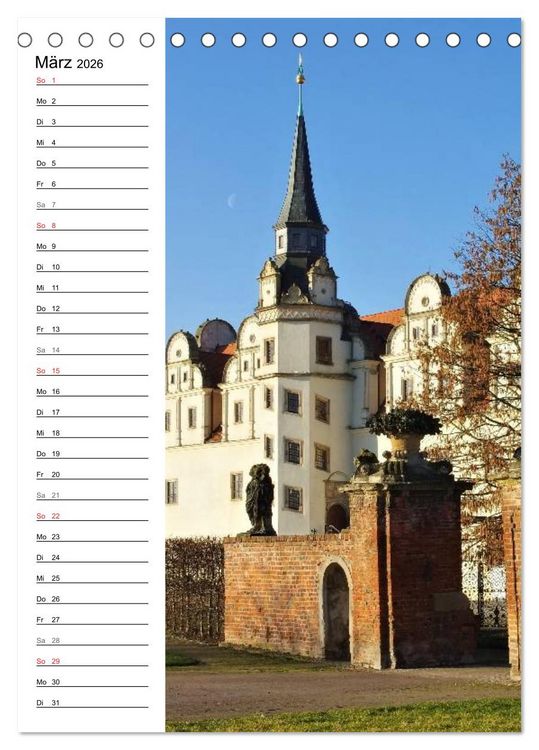Produktbild: Dessau - Anhaltisches Erbe (Tischkalender 2026 DIN A5 hoch), CALVENDO Monatskalender