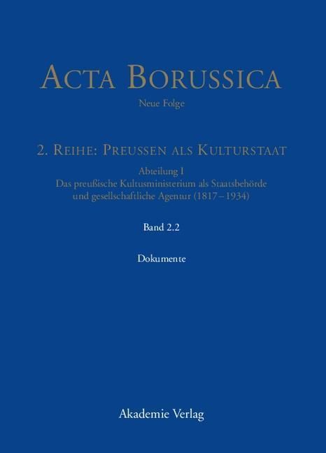 Produktbild: Das Kultusministerium auf seinen Wirkungsfeldern Schule, Wissenschaft, Kirchen, K&uuml;nste und Medizinalwesen - Dokumente
