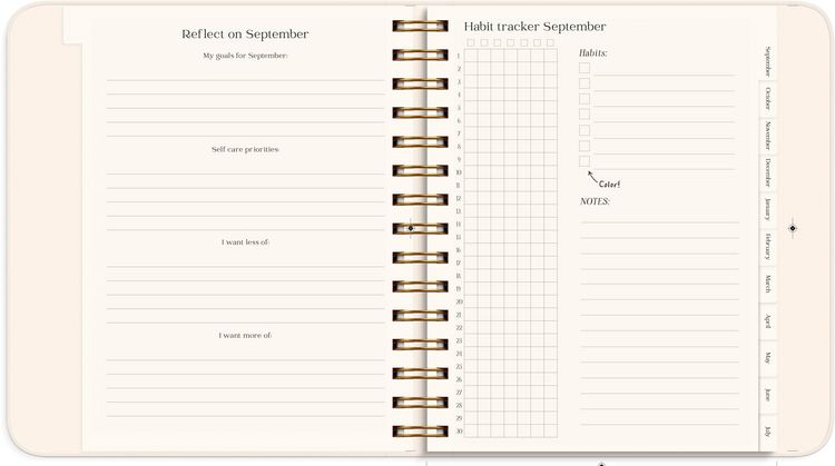 Produktbild: Life Planner Pastel flowers 26/27