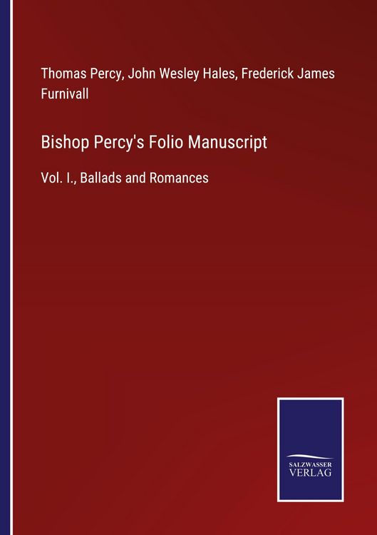 Produktbild: Bishop Percy's Folio Manuscript