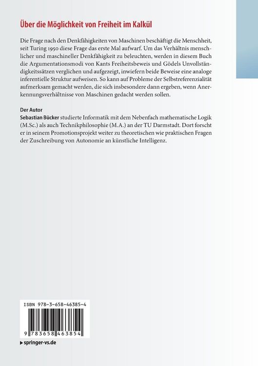 Produktbild: &Uuml;ber die M&ouml;glichkeit von Freiheit im Kalk&uuml;l