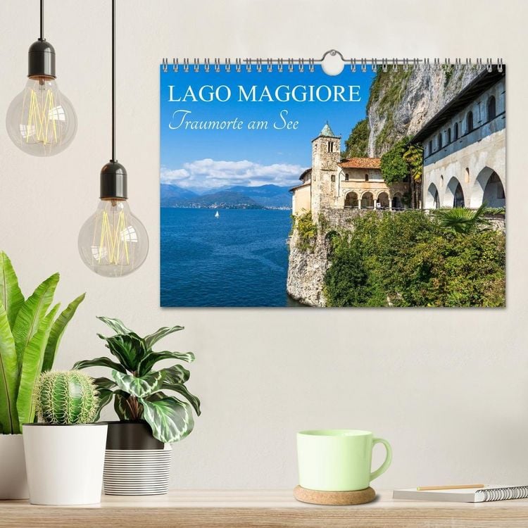 Produktbild: Lago Maggiore - Traumorte am See (Wandkalender 2026 DIN A4 quer), CALVENDO Monatskalender