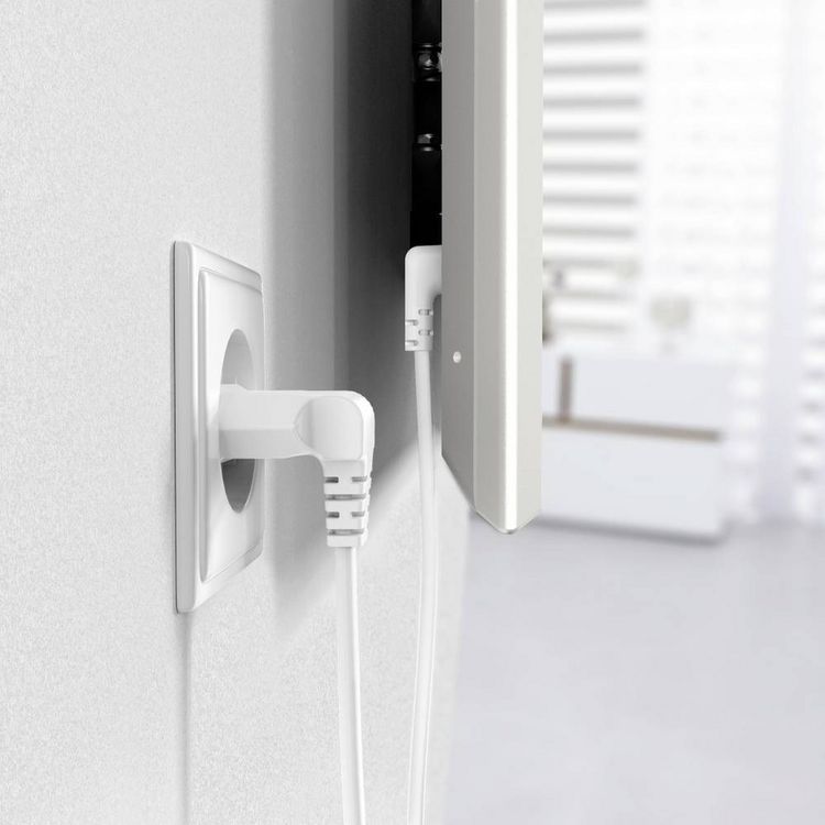 Produktbild: Hama 00221102 Strom Netzkabel Wei&szlig; 5m