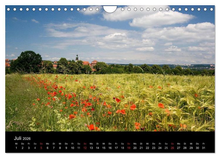 Produktbild: Fuldaer Land - Heile Welt zwischen Rh&ouml;n und Vogelsberg (Wandkalender 2026 DIN A4 quer), CALVENDO Monatskalender