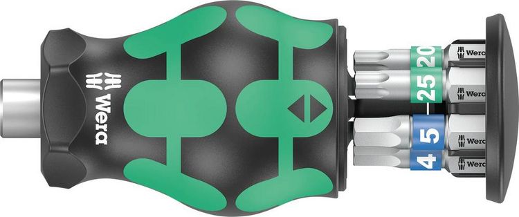 Produktbild: Wera Kraftform Kompakt Stubby Magazin 3 05008875001 Bit-Set TORX, Innen-Sechskant inkl. Bithalter