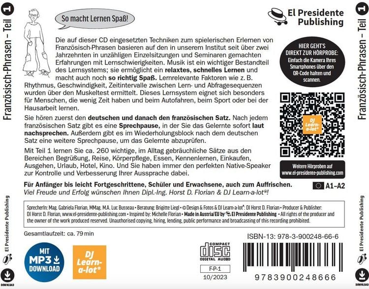 Produktbild: Franz&ouml;sisch Phrasen 01 spielerisch erlernt
