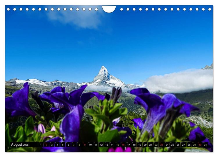 Produktbild: Und ewig lockt das Matterhorn (Wandkalender 2026 DIN A4 quer), CALVENDO Monatskalender