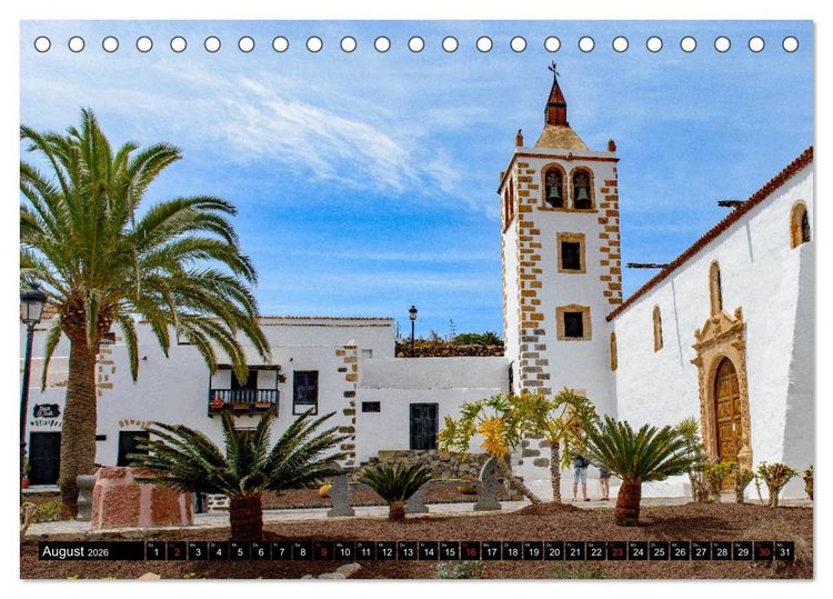 Produktbild: Fuerteventura - Hart am Wind (Tischkalender 2026 DIN A5 quer), CALVENDO Monatskalender