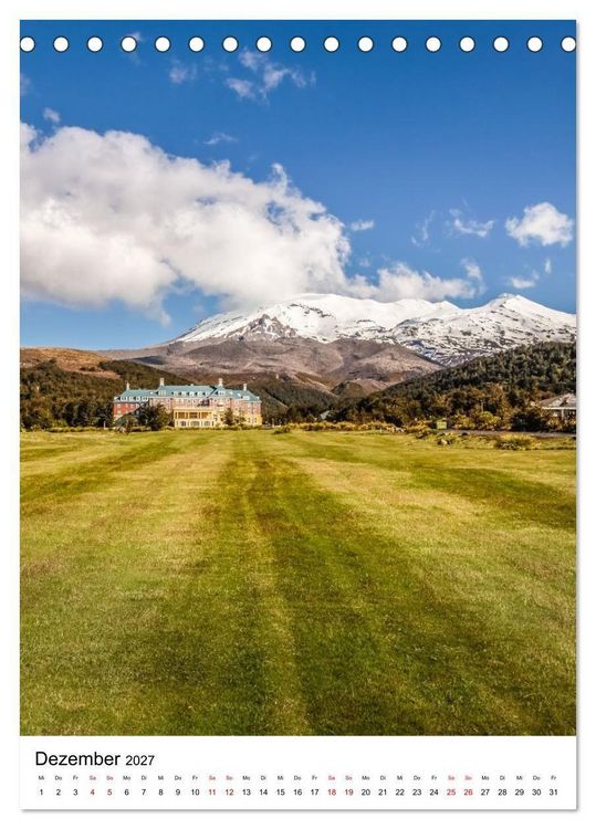 Produktbild: Mein Traumland Neuseeland (Tischkalender 2027 DIN A5 hoch), CALVENDO Monatskalender
