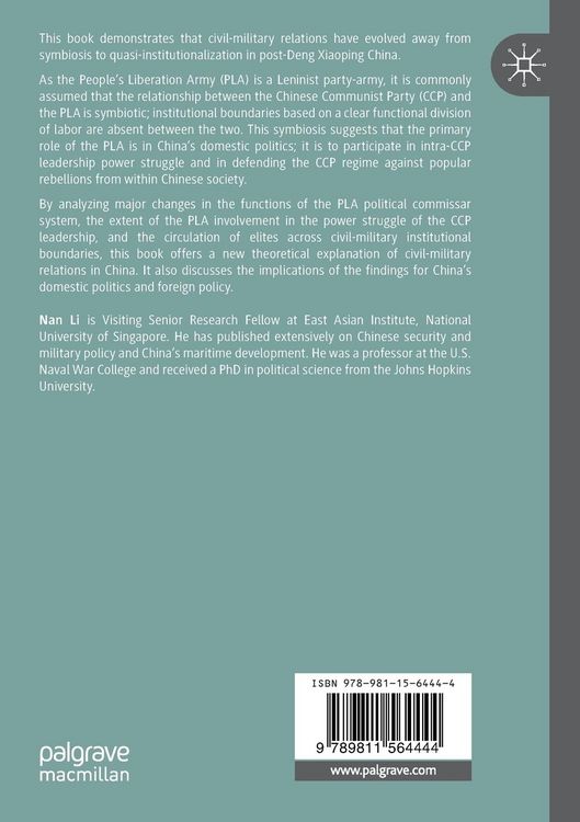 Produktbild: Civil-Military Relations in Post-Deng China