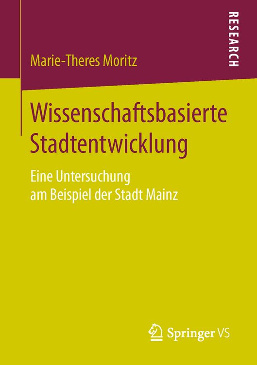 Produktbild: Wissenschaftsbasierte Stadtentwicklung