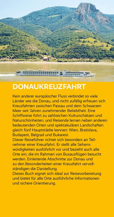 Produktbild: TRESCHER Reiseführer Kreuzfahrten Donau