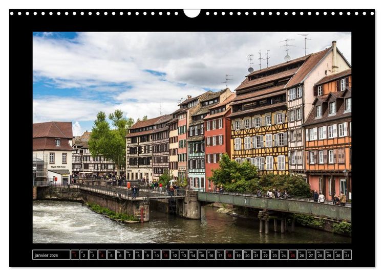 Produktbild: Strasbourg La Petite France (Calendrier mural 2026 DIN A3 vertical), CALVENDO calendrier mensuel