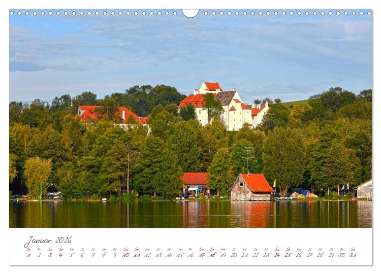 Produktbild: Das F&uuml;nf-Seen-Land Oberbayern (Wandkalender 2026 DIN A3 quer), CALVENDO Monatskalender