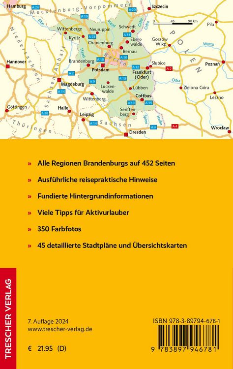 Produktbild: TRESCHER Reisef&uuml;hrer Brandenburg