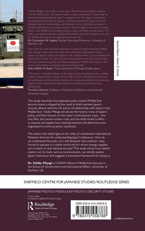 Produktbild: Japan's Middle East Security Policy