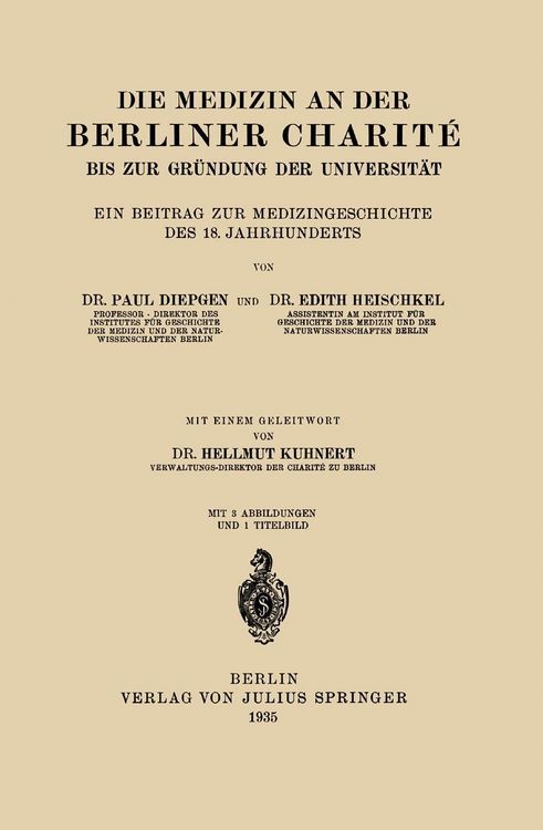 Produktbild: Die Medizin an der Berliner Charit&eacute; bis zur Gr&uuml;ndung der Universit&auml;t