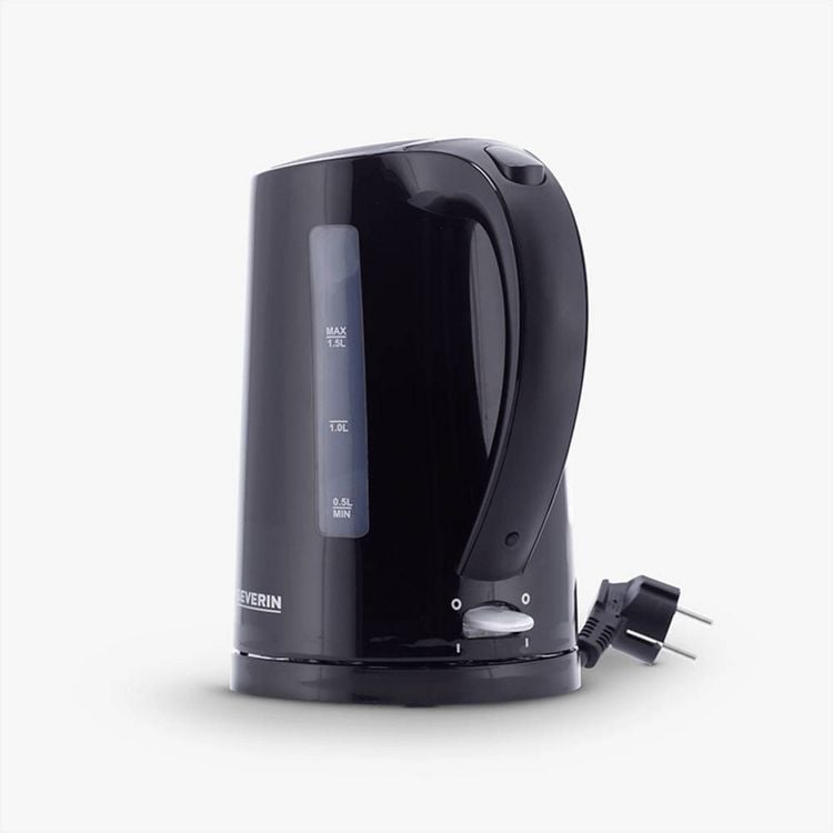 Produktbild: Severin 3498 Wasserkocher schnurlos Schwarz Fassungsverm&ouml;gen: 1.5l