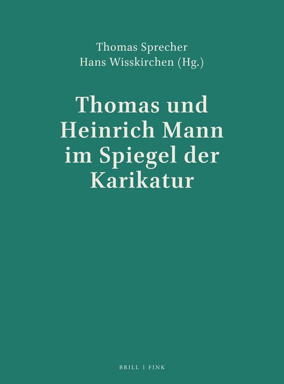 Produktbild: Thomas und Heinrich Mann im Spiegel der Karikatur