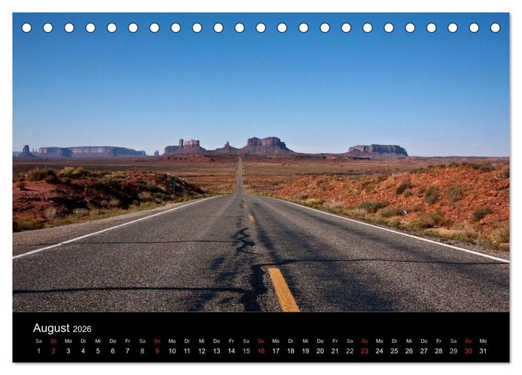 Produktbild: Aus dem wilden Westen (Tischkalender 2026 DIN A5 quer), CALVENDO Monatskalender