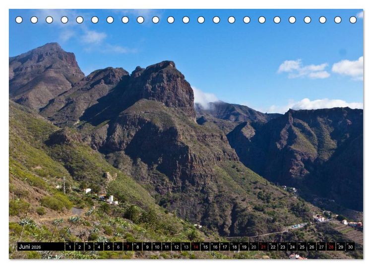 Produktbild: Teneriffa - Insel des ewigen Fr&uuml;hlings (Tischkalender 2026 DIN A5 quer), CALVENDO Monatskalender