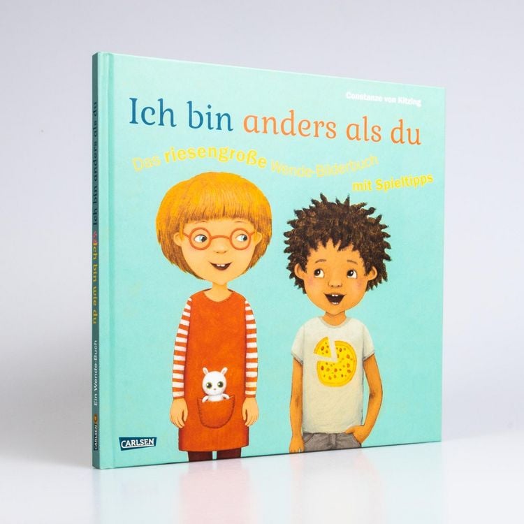 Produktbild: Ich bin anders als du &ndash; Ich bin wie du: Das riesengro&szlig;e Wende-Bilderbuch mit Spieltipps