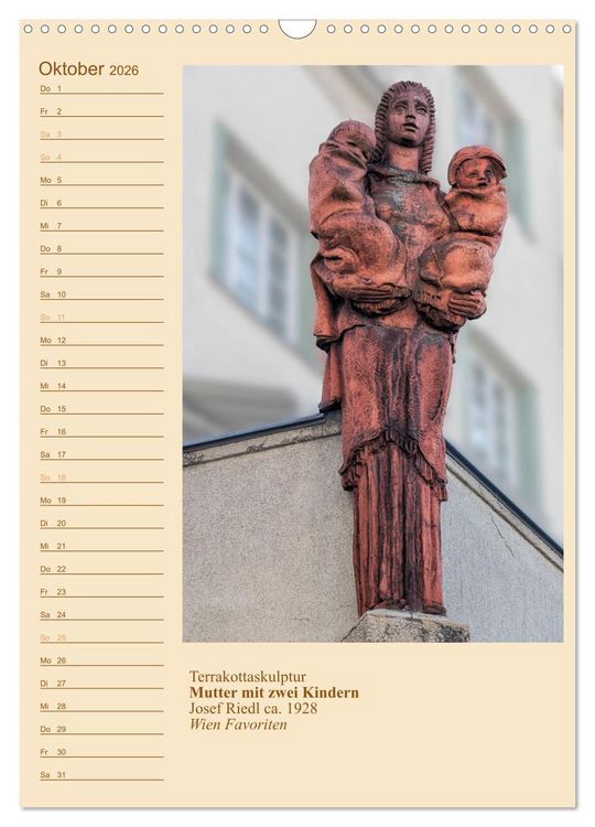 Produktbild: M&uuml;tter mit Kindern in der Kunst (Wandkalender 2026 DIN A3 hoch), CALVENDO Monatskalender