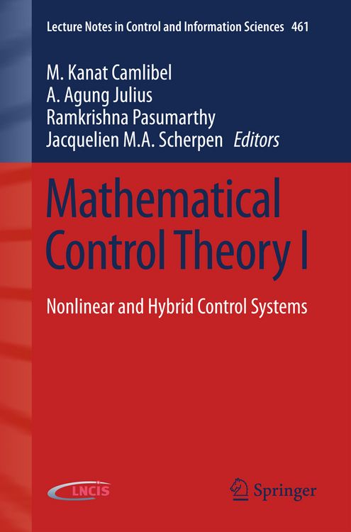 Produktbild: Mathematical Control Theory I