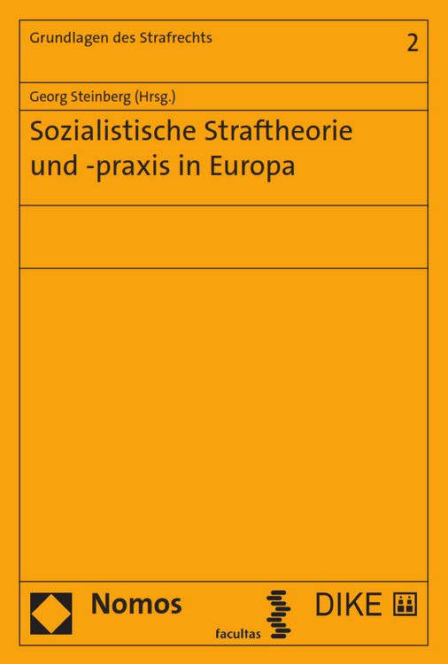 Produktbild: Sozialistische Straftheorie und -praxis in Europa