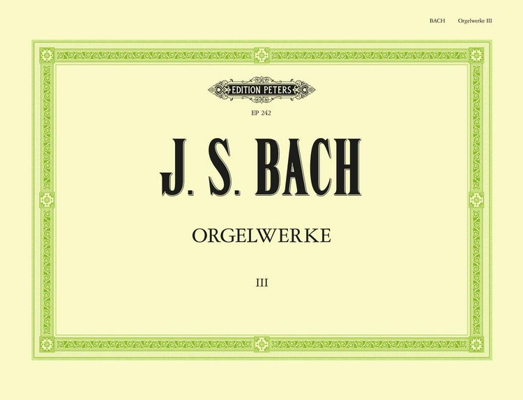 Produktbild: Orgelwerke in 9 B&auml;nden - Band 3
