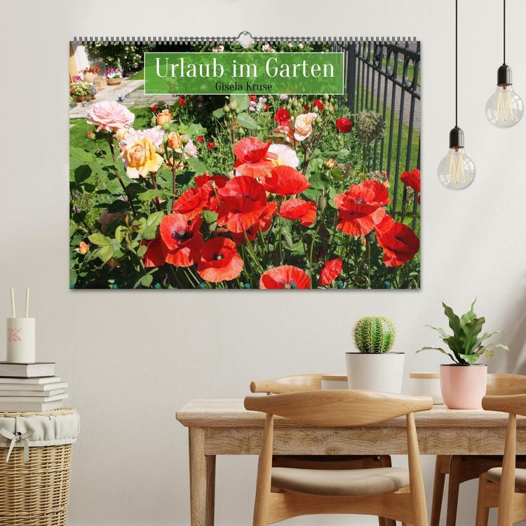 Produktbild: Urlaub im Garten (Wandkalender 2026 DIN A2 quer), CALVENDO Monatskalender
