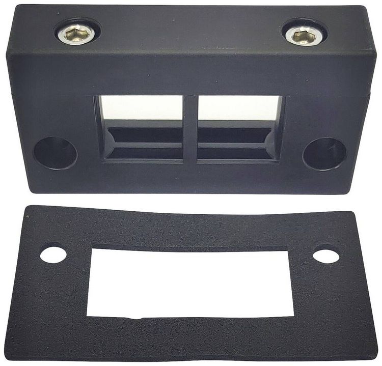 Produktbild: TRU COMPONENTS DVK-W2 Kabeleinf&uuml;hrungsleiste Klemm-&Oslash; (max.) 16mm Polyamid Schwarz 1St.