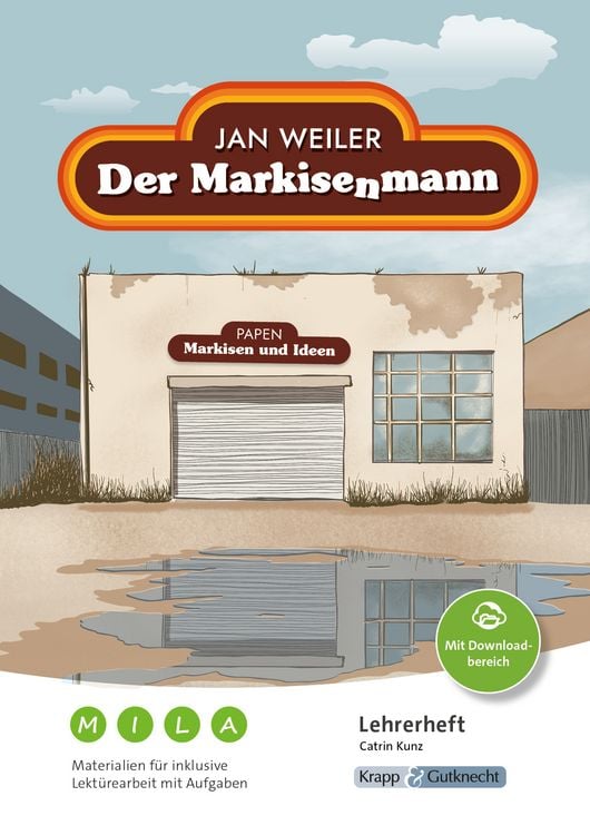 Produktbild: Der Markisenmann &ndash; Jan Weiler &ndash; Materialien f&uuml;r inklusive Lekt&uuml;rearbeit mit Aufgaben