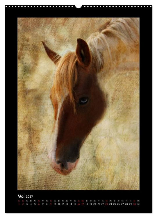 Produktbild: Art Horse 2027 (Wandkalender 2027 DIN A2 hoch), CALVENDO Monatskalender