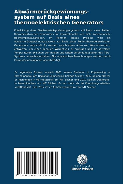 Produktbild: Abw&auml;rmer&uuml;ckgewinnungs- system auf Basis eines thermoelektrischen Generators