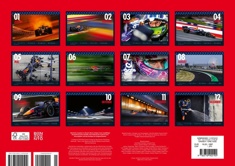 Produktbild: Oracle Red Bull Racing 2027 - Fankalender