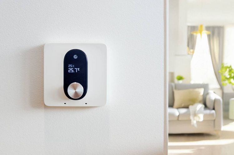 Produktbild: Shelly LinkedGo smartes Heizungsthermostat (Fu&szlig;boden) Fu&szlig;bodenheizungssteuerung, Raumthermostat Bluetooth, Wi-Fi