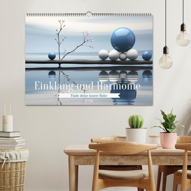Produktbild: Einklang und Harmonie (Wandkalender 2026 DIN A2 quer), CALVENDO Monatskalender