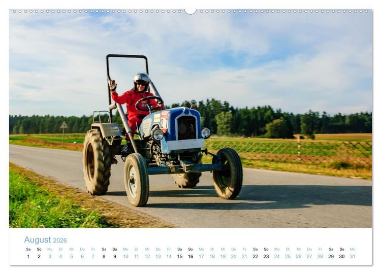 Produktbild: Traktorrennen - die 24 Stunden von Reingers (hochwertiger Premium Wandkalender 2026 DIN A2 quer), Kunstdruck in Hochglanz