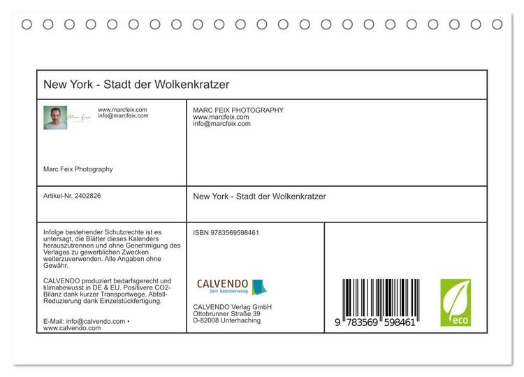 Produktbild: New York - Stadt der Wolkenkratzer (Tischkalender 2027 DIN A5 quer), CALVENDO Monatskalender