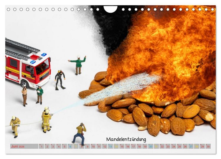 Produktbild: Mandelentz&uuml;ndung ... und andere Mini-Welten (Wandkalender 2026 DIN A4 quer), CALVENDO Monatskalender