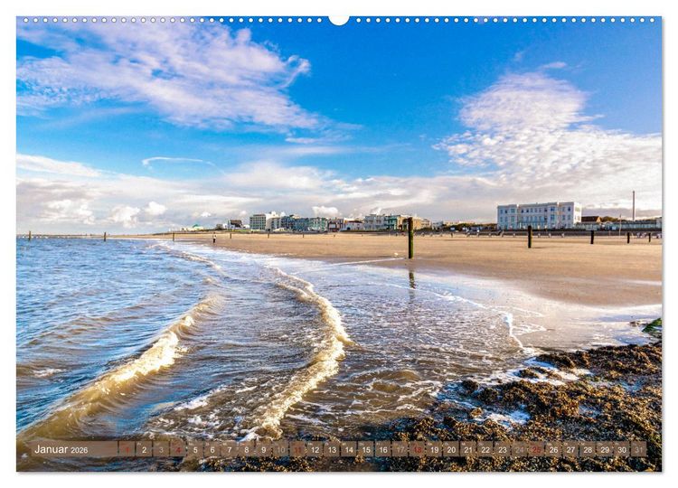 Produktbild: INSELLIEBE NORDERNEY (Wandkalender 2026 DIN A2 quer), CALVENDO Monatskalender