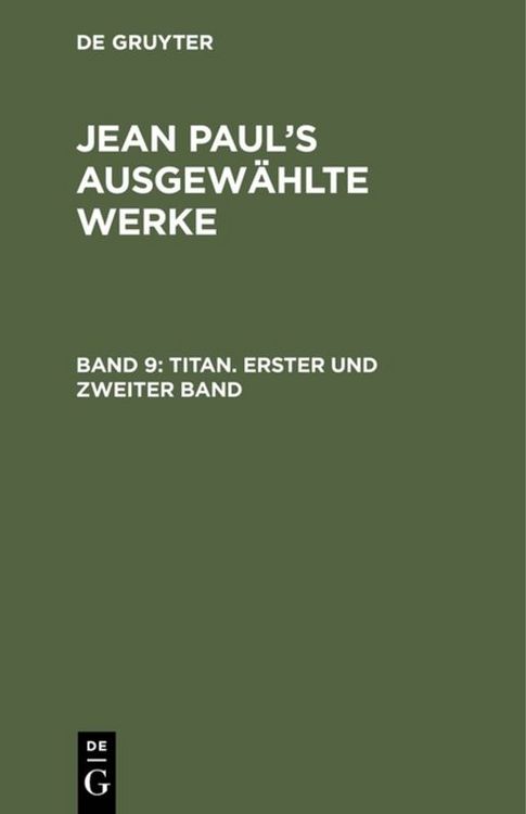 Produktbild: Titan. Erster und zweiter Band