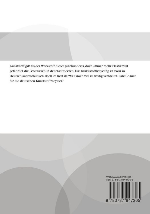 Produktbild: Kunststoffrecycling