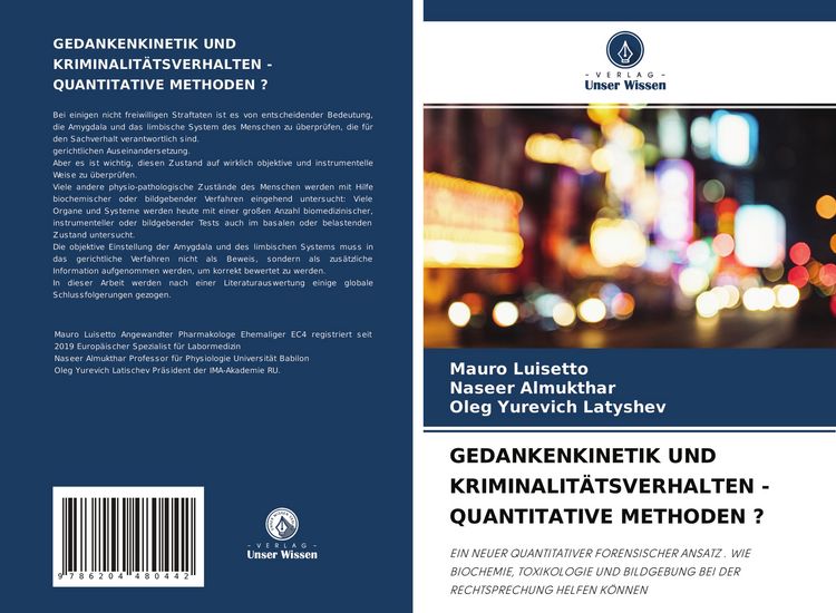 Produktbild: Gedankenkinetik und Kriminalit&auml;tsverhalten - Quantitative Methoden ?