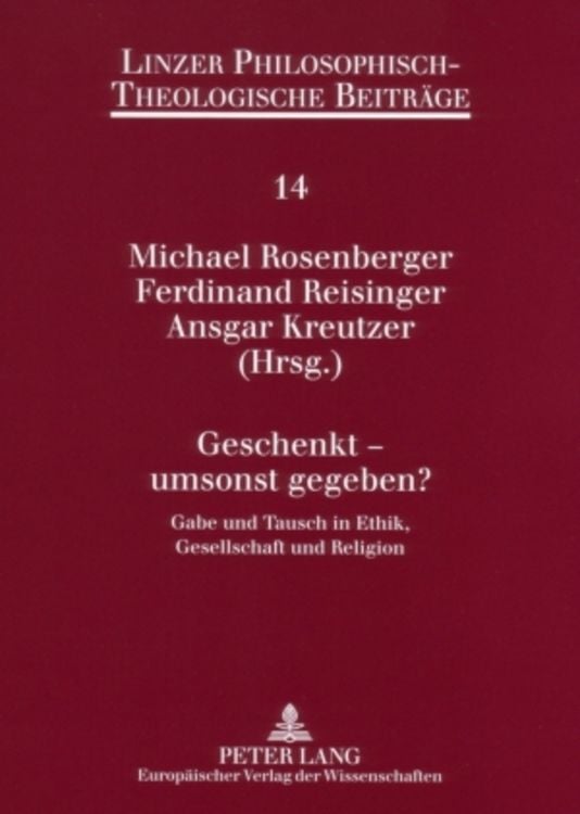 Produktbild: Geschenkt &ndash; umsonst gegeben?