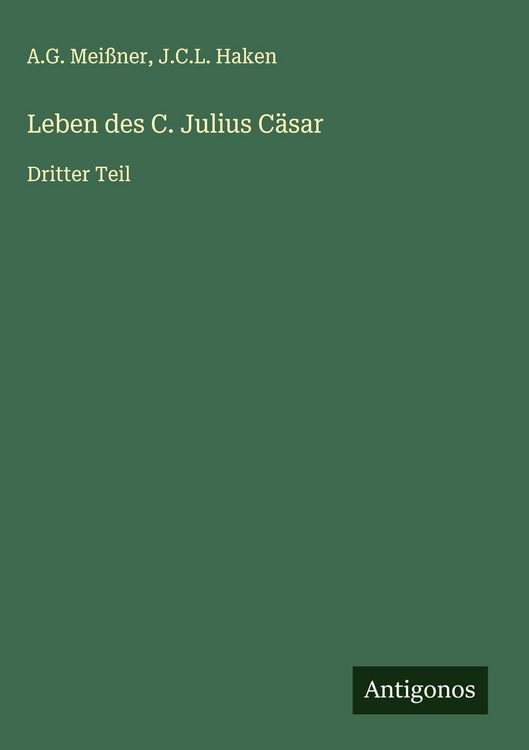 Produktbild: Leben des C. Julius C&auml;sar