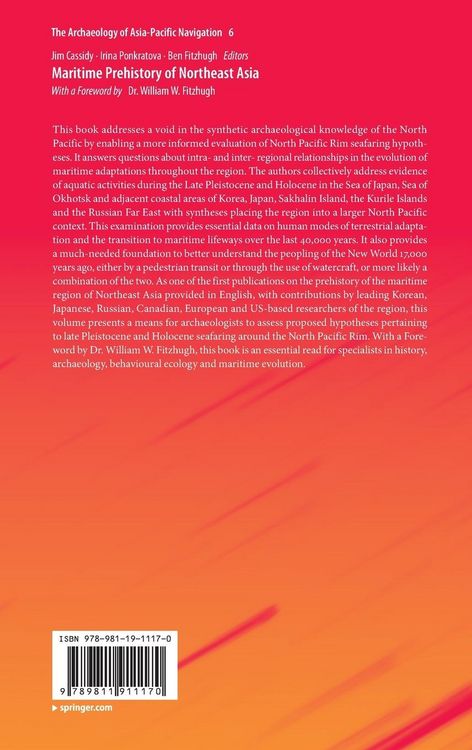 Produktbild: Maritime Prehistory of Northeast Asia